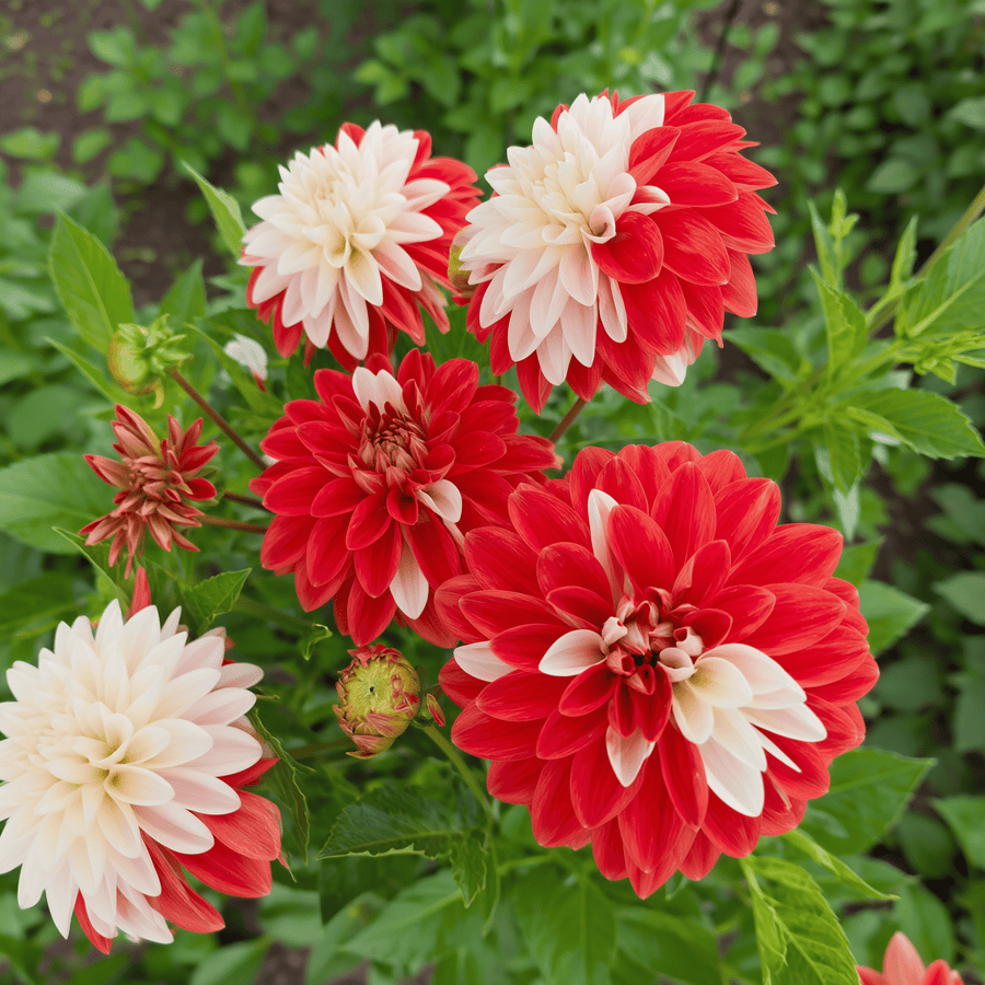 Dahlie 'Tangerine Sorbet'