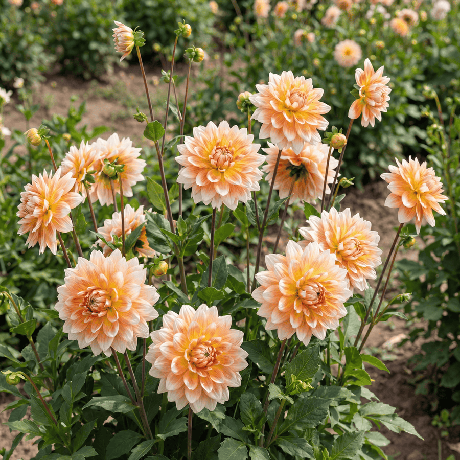 Dahlie Peaches and Cream