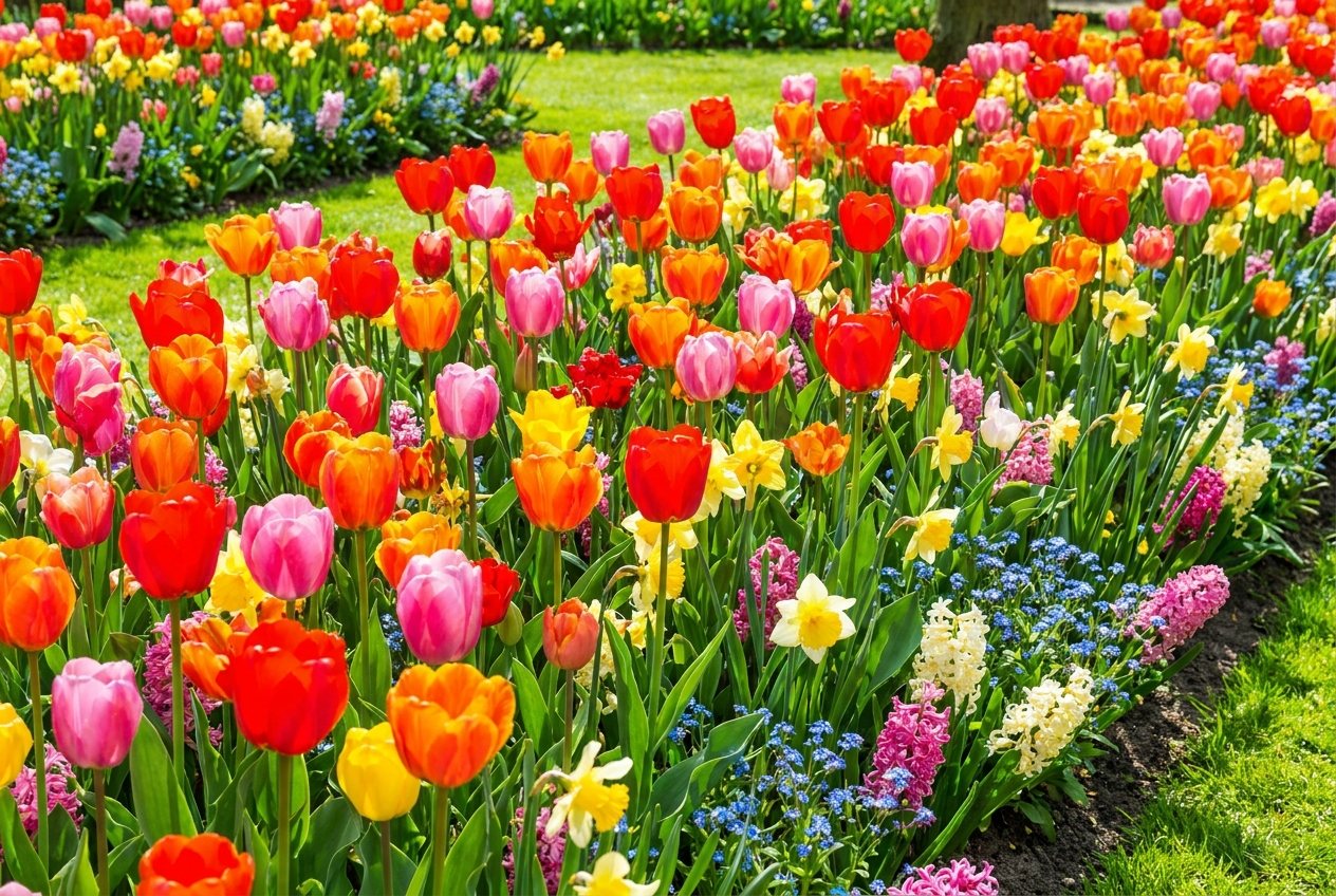 Kleurrijke tuin — Carnaval