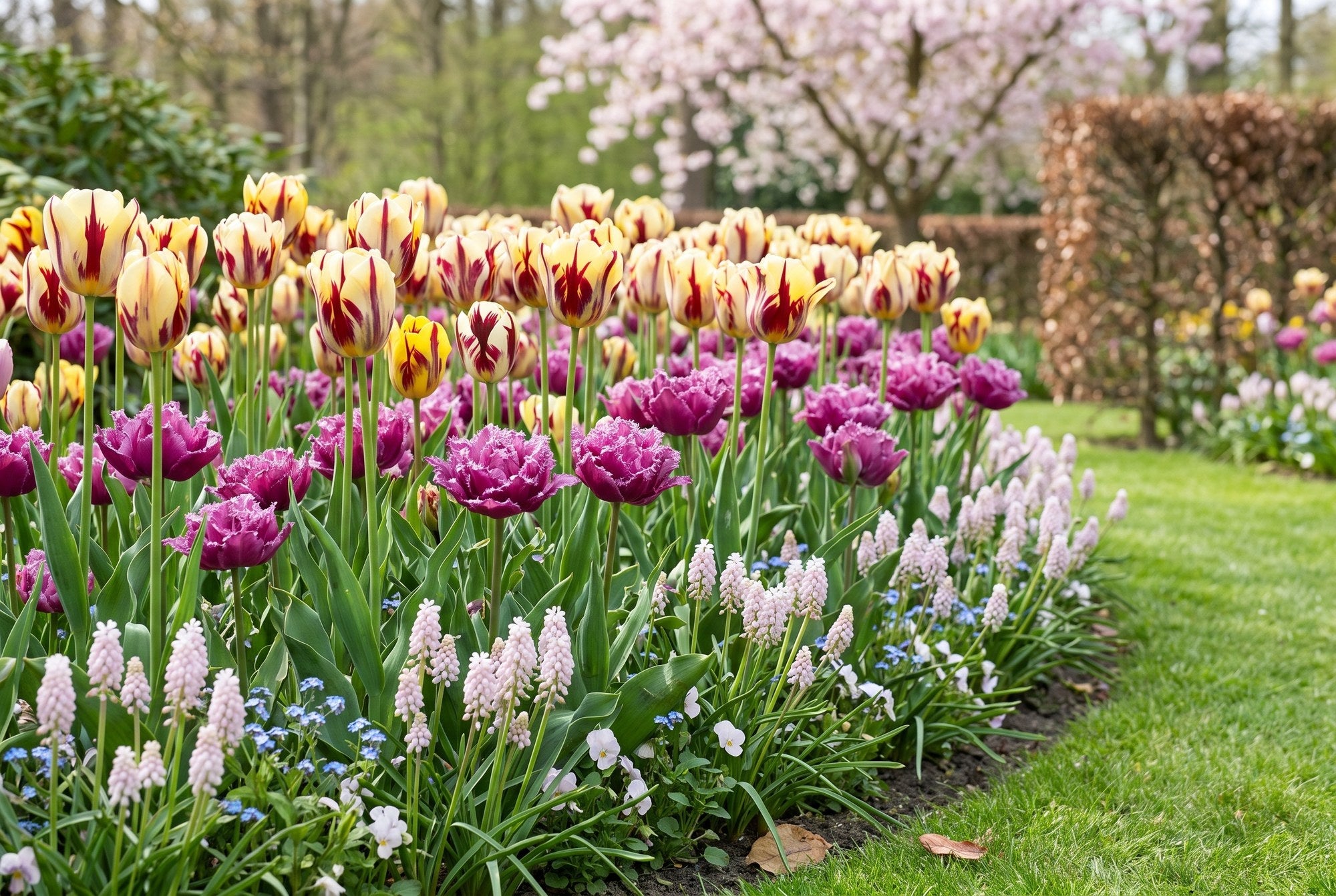 Romantischer Garten — Bunte Wolke