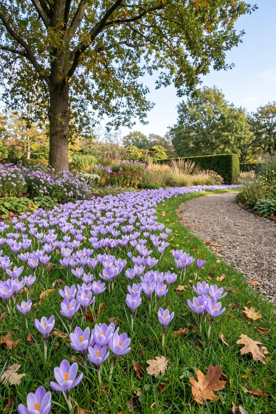 Crocus Speciosus — in de tuin, extra beeld