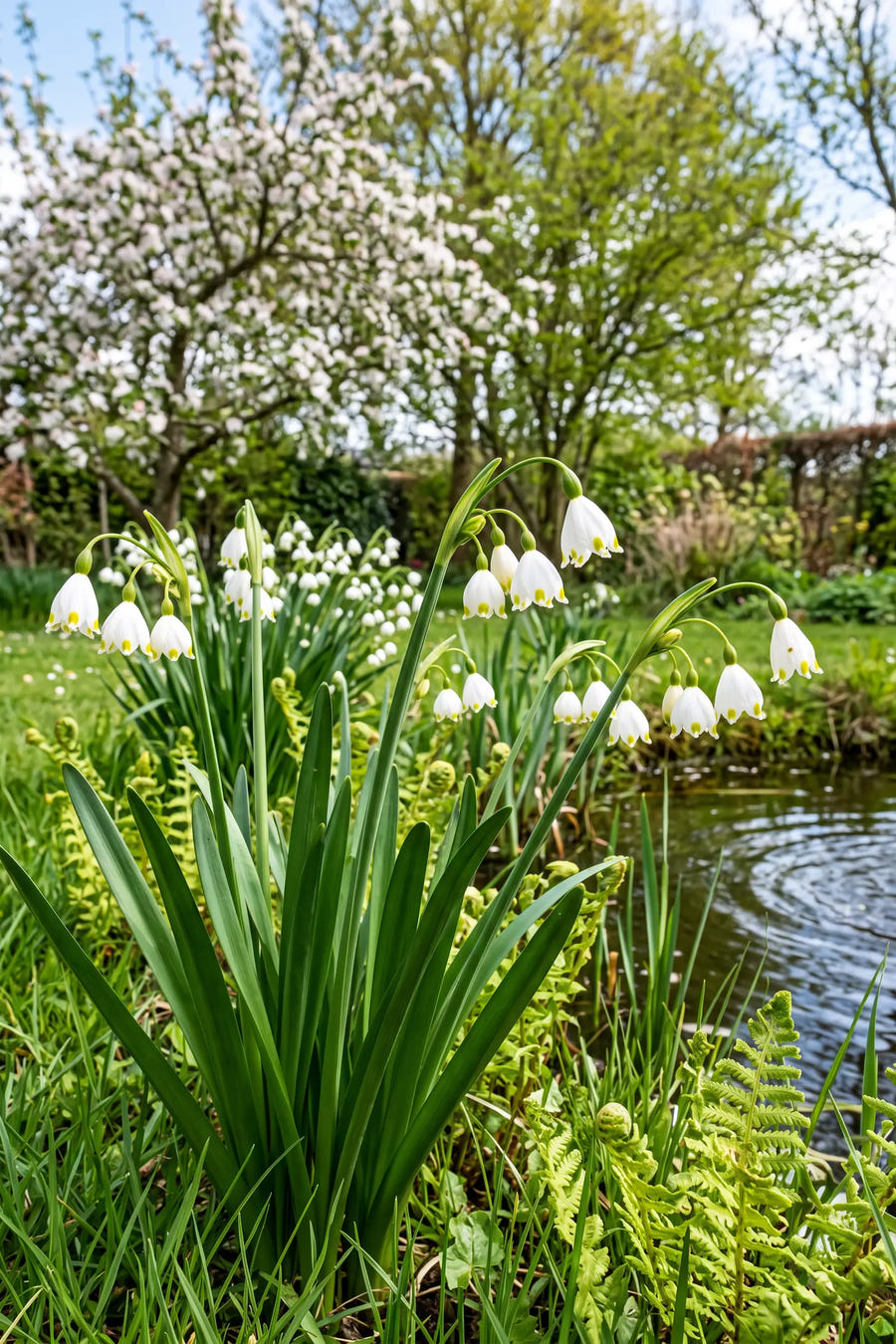 Leucojum Aestivum — in de tuin, extra beeld