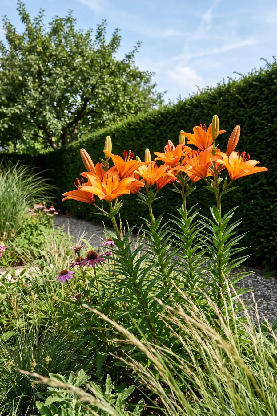 Lilium Orange — in de tuin, extra beeld